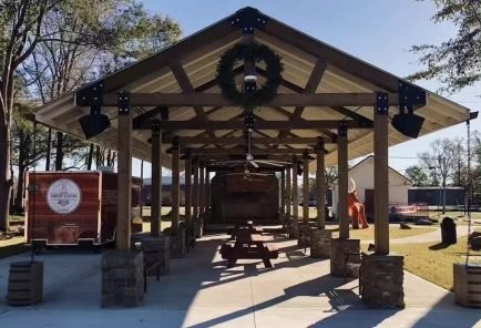 City of Smiths Station Pavilion outside vidw.